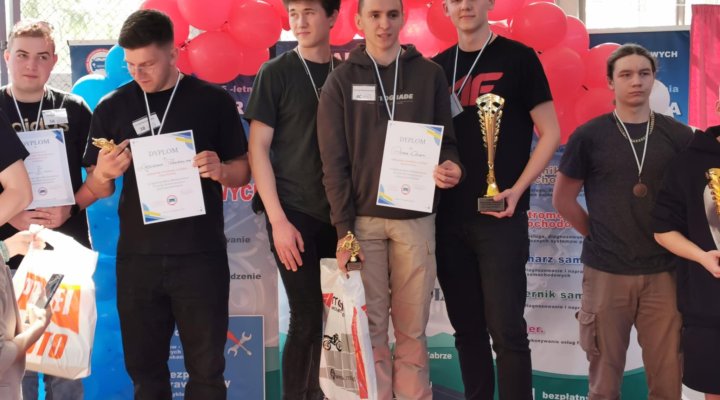 Młodzieżowy Turniej Motoryzacyjny w Zabrzu. Technikum nr 1 najlepsze